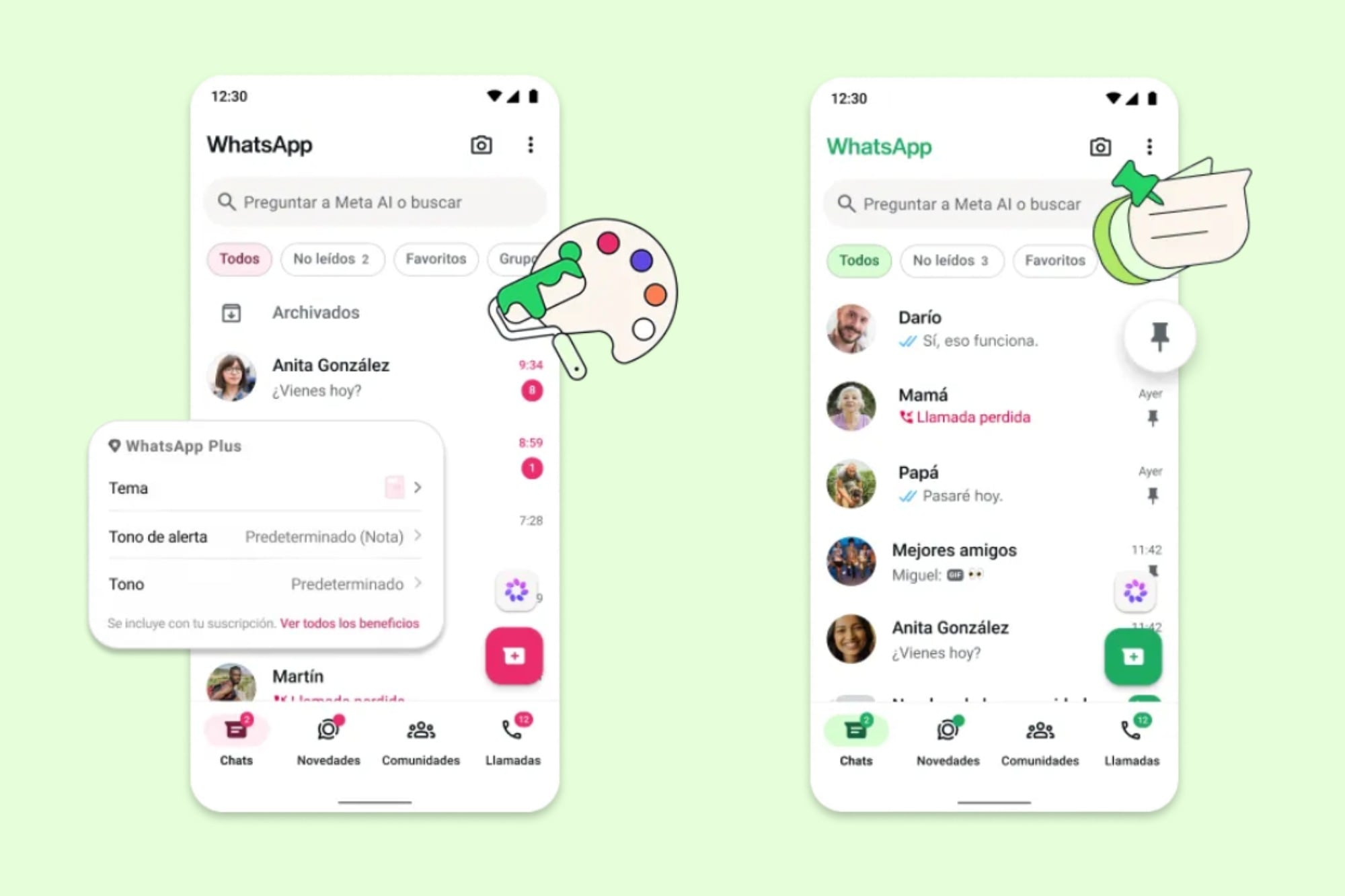 WhatsApp Plus es una suscripción oficial para el mensajero que por US$1,49 agrega la posibilidad de tunear el aspecto de la app, además de agregar algunas funciones