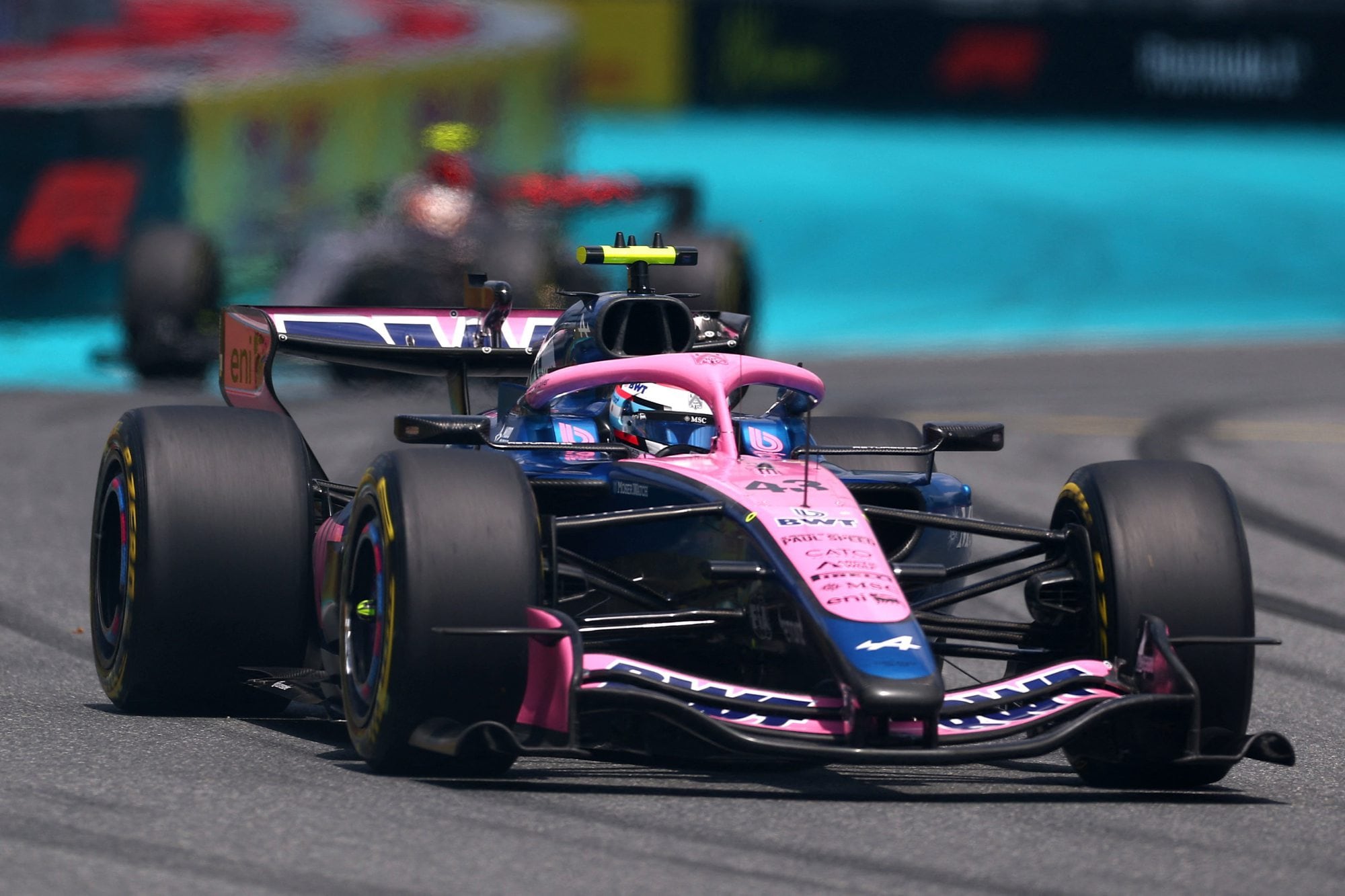 Franco Colapinto en la prueba de clasificación del Gran Premio de Miami de Fórmula 1, en vivo