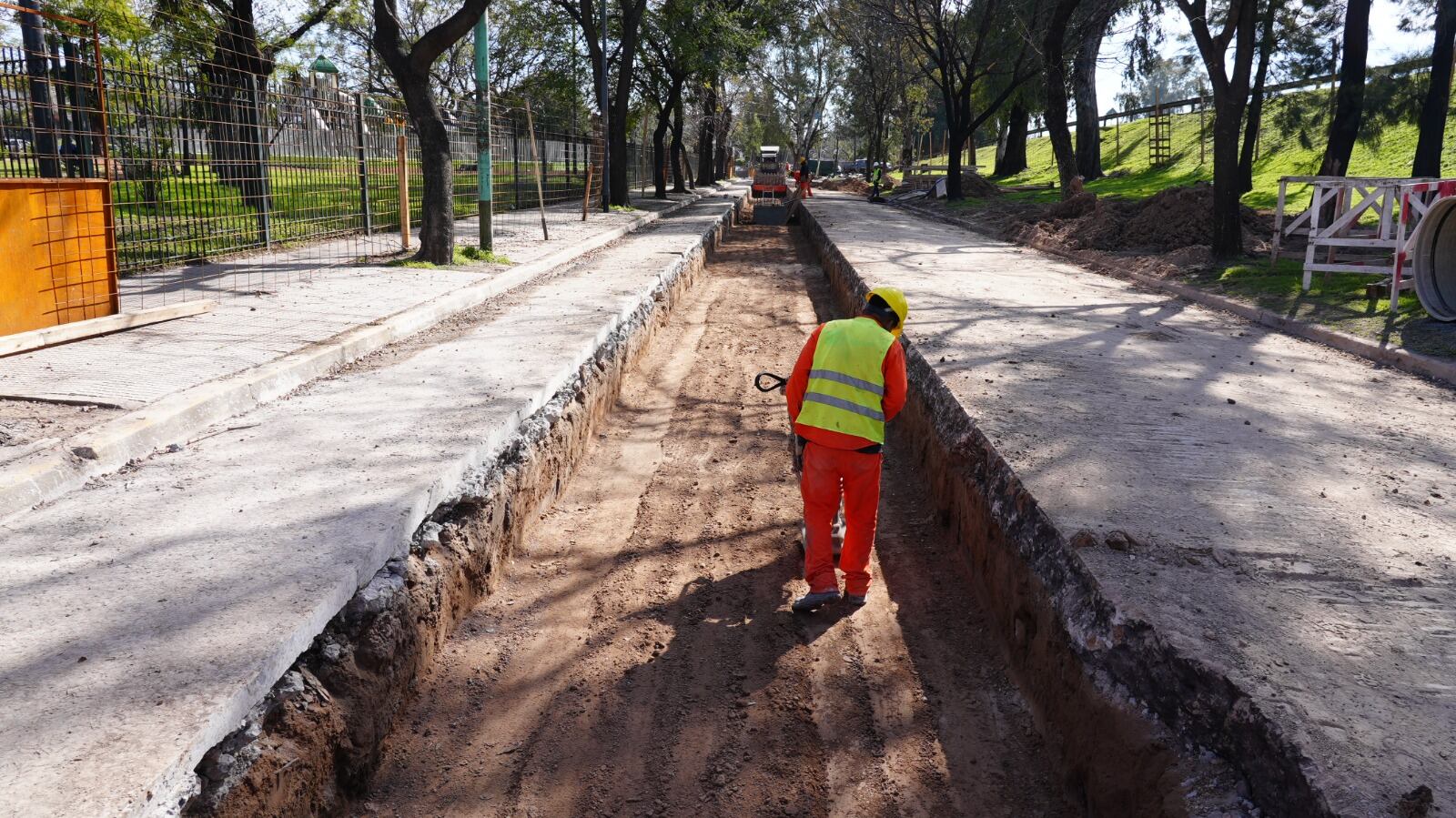 Se está trabajando en una obra hidráulica en la Cuenca Cildáñez para mejorar las condiciones de escurrimiento