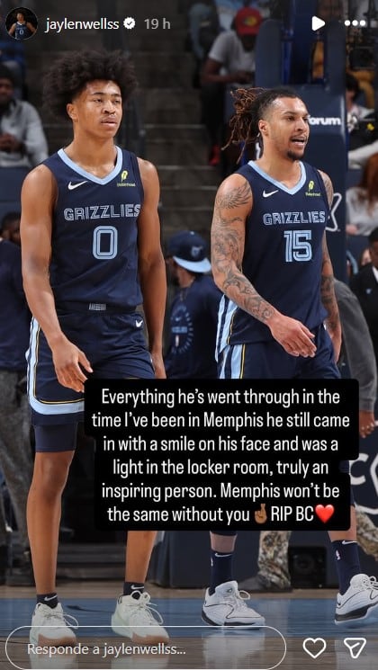Los mensajes de los compañeros de Brandon Clarke