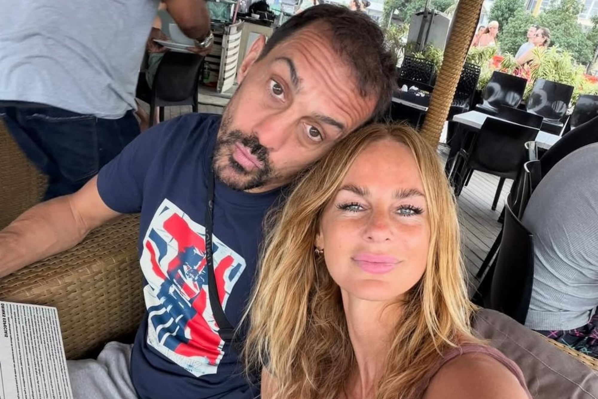 Recientemente, el exfutbolista y la conductora estuvieron juntos en un boliche porteño