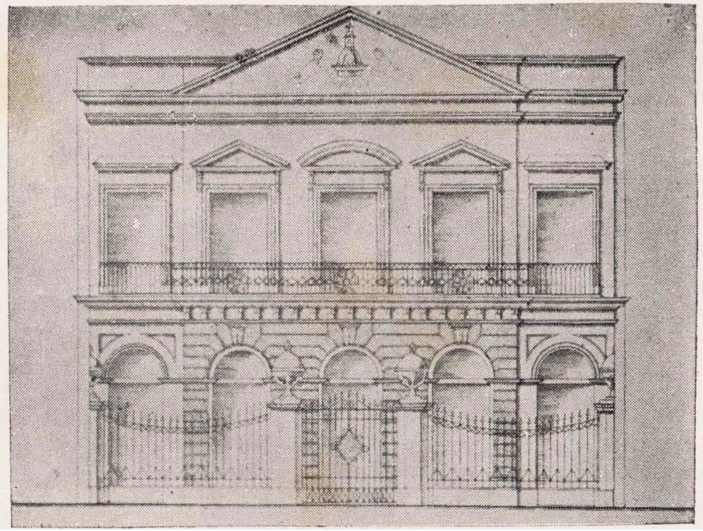 Proyecto original del arquitecto Barabino