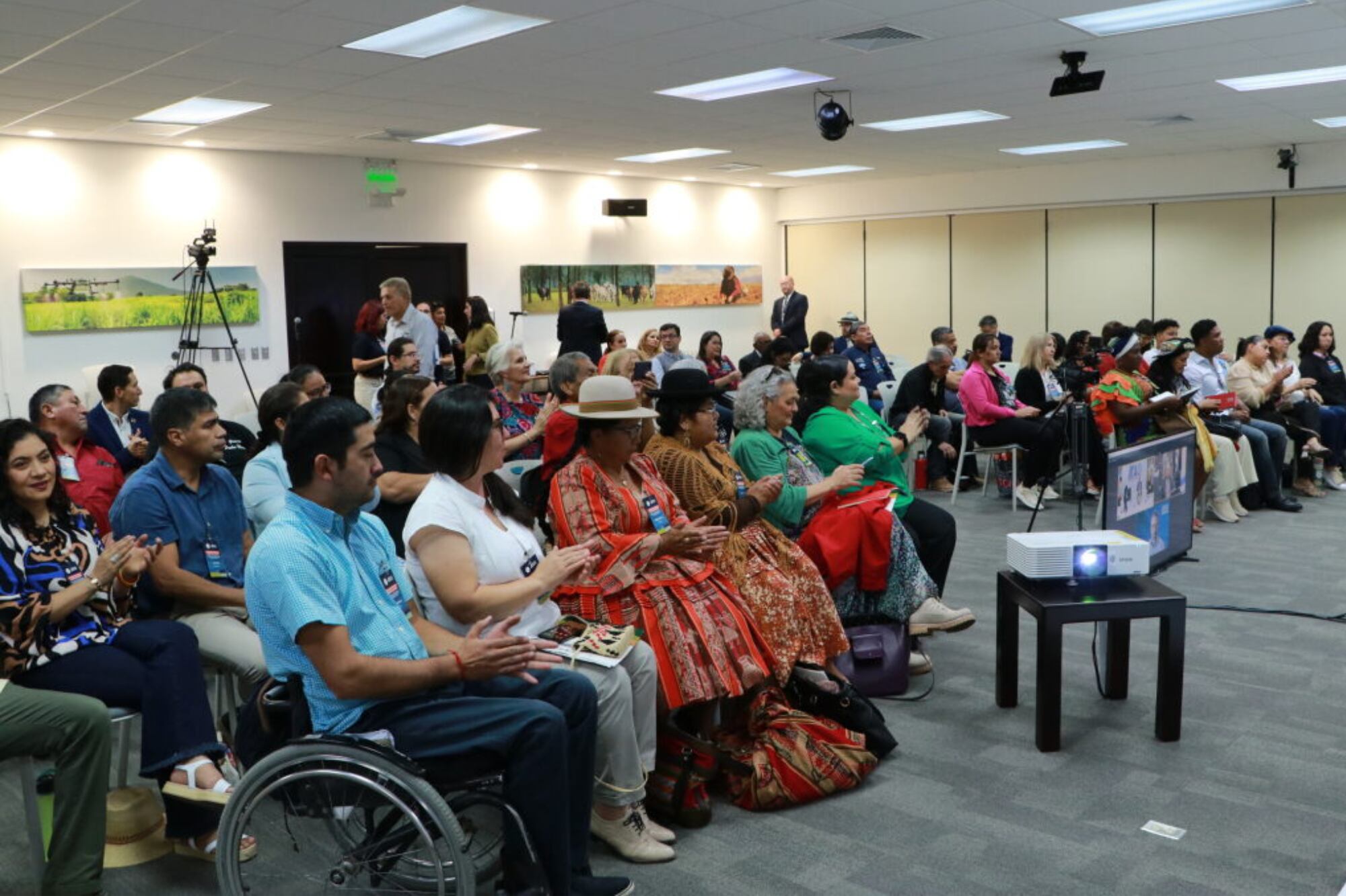 Los líderes rurales que asistieron al evento en San José, Costa Rica 