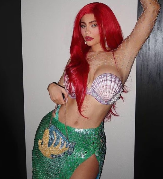 Halloween 2025: los diez disfraces icónicos de celebridades que dieron de qué hablar 11 Kylie Jenner y su disfraz de La Sirenita
