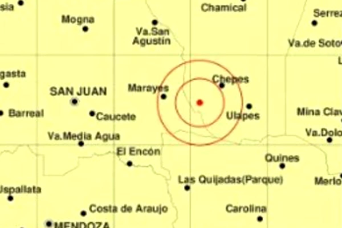 Un fuerte sismo sacudió a La Rioja: se sintió en Córdoba y otras tres provincias del centro y oeste del país