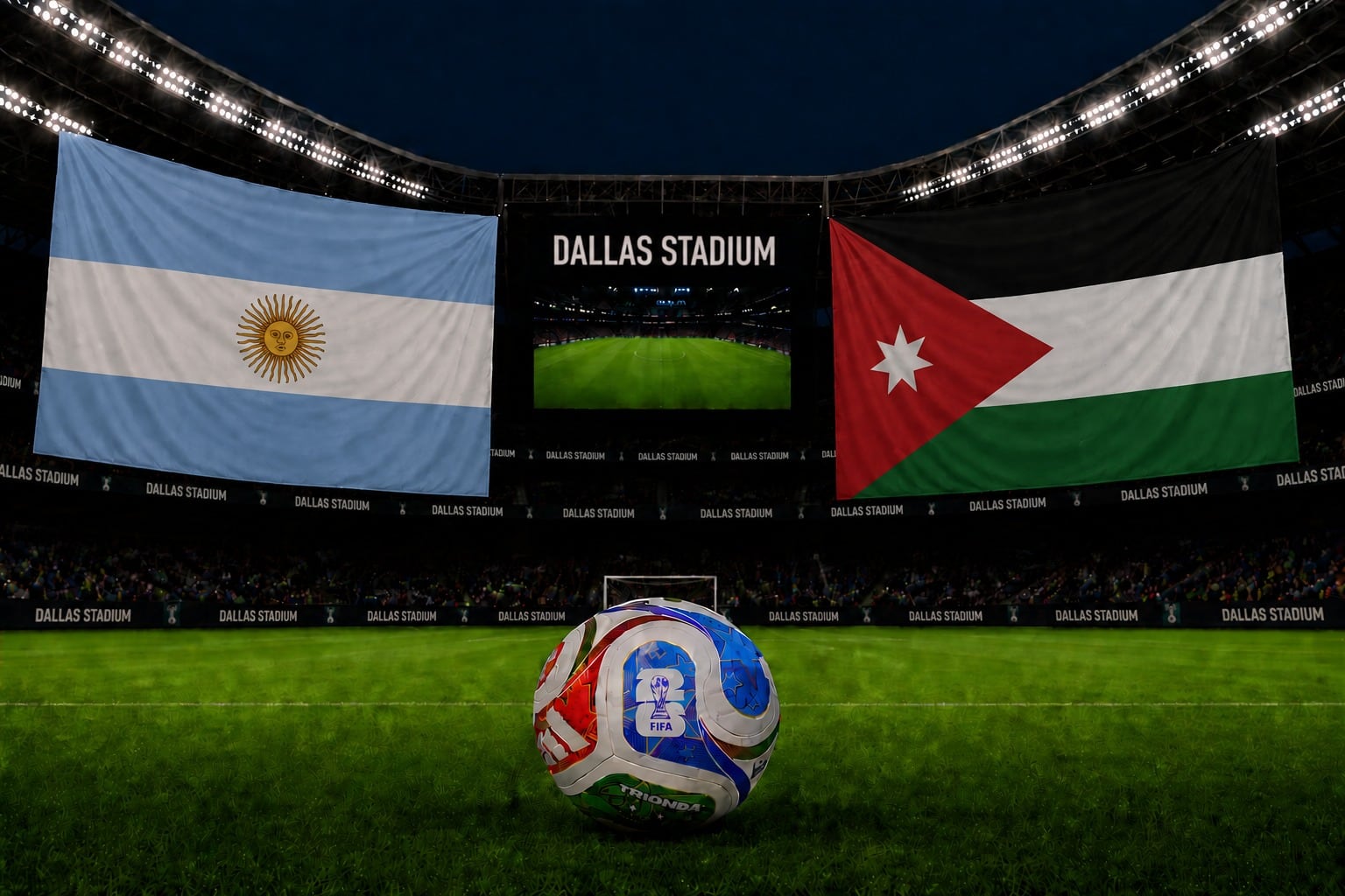 Argentina vs. Jordania EN VIVO por el Mundial 2026: hora, TV y las formaciones