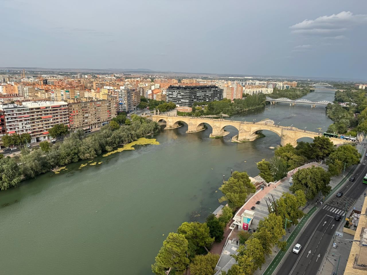 Zaragoza vista desde arriba: el río Ebro como protagonista de la ciudad