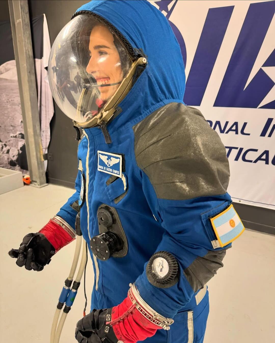 La joven argentina es Ingeniera Biomédica y realiza una maestría en Ingeniería Aeroespacial en Florida