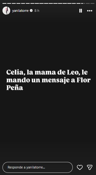 Yanina Latorre reveló que la madre de Leo Messi se comunicó con Florencia Peña (Foto: Instagram @yanilatorre)
