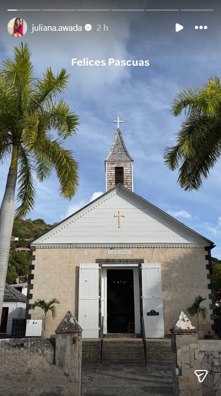 Juliana celebra el domingo de Pascua (Foto: @juliana.awada)