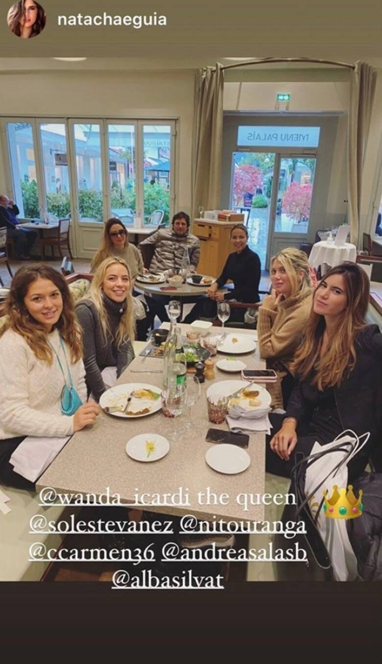 Eguía y Nara se hicieron amigas mientras vivía en París (Foto: Instagram @natachaeguia)