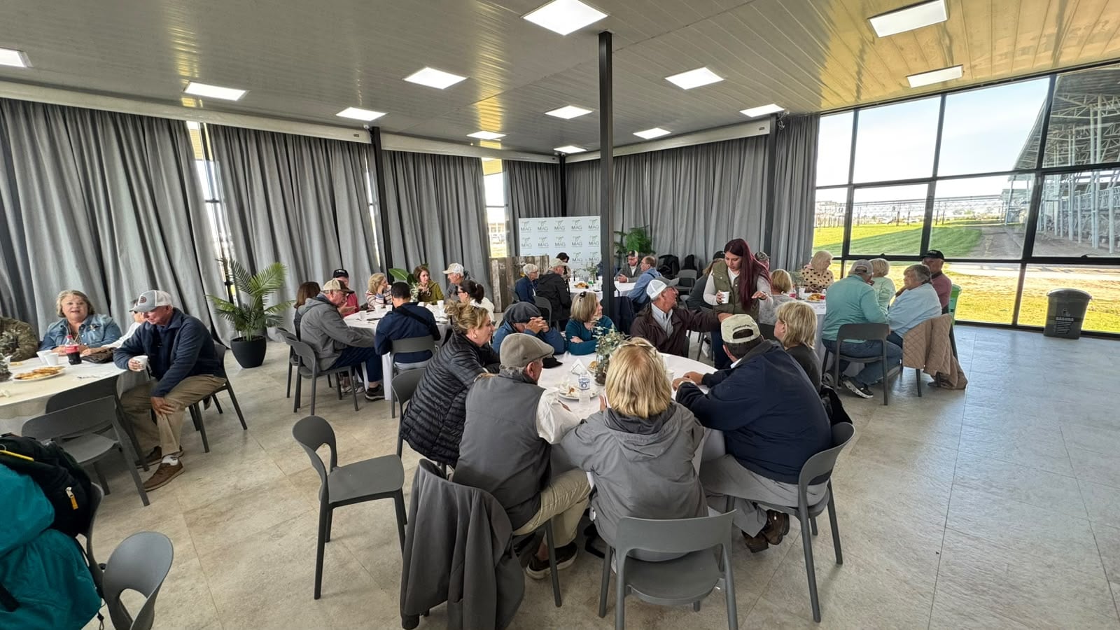 La delegación de 62 productores ganaderos de Alabama que llegó a la Argentina para conocer distintos sistemas de producción y la ganadería local