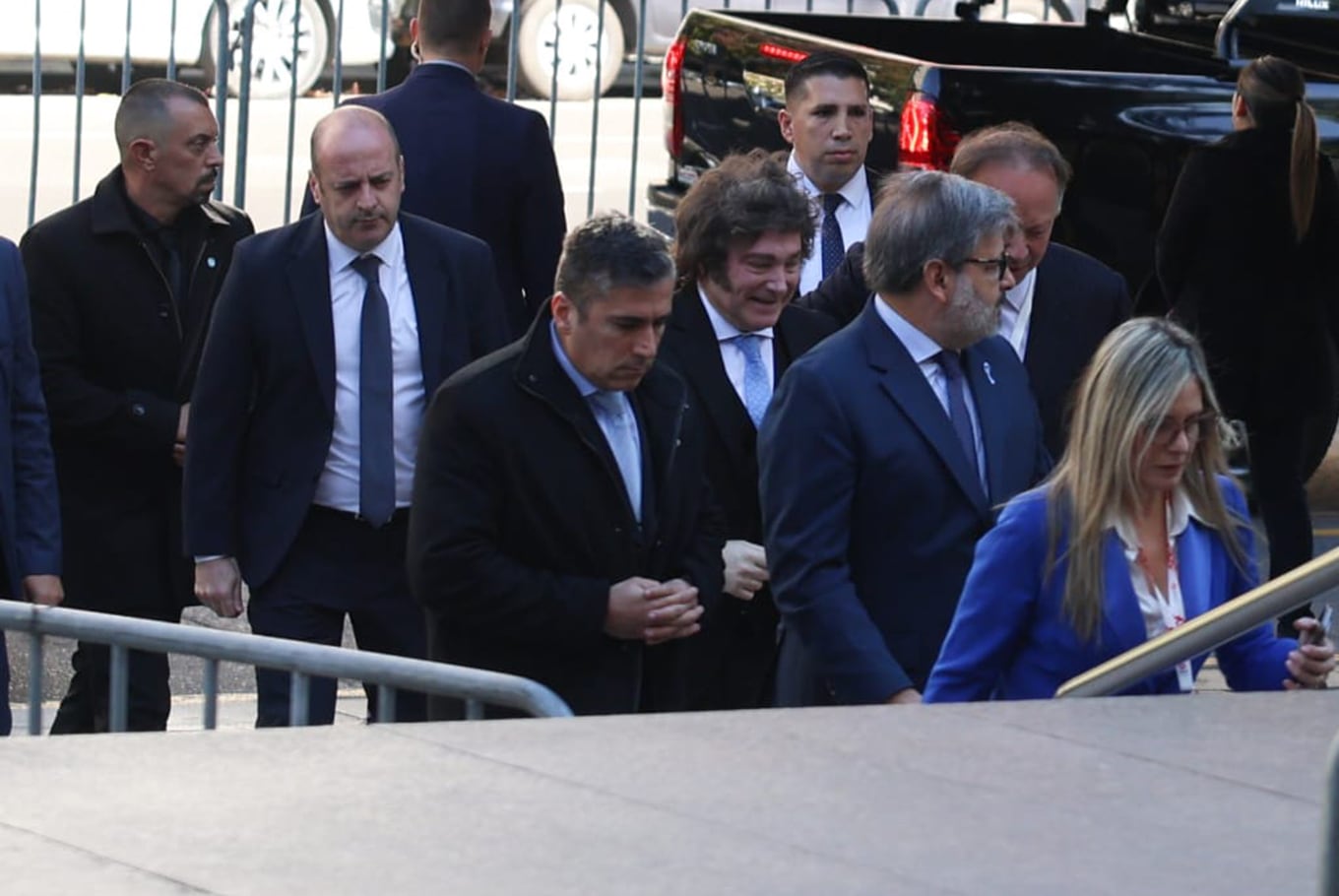 El Presidente javier Milei en el Evento Institucional de VALO en el Malba