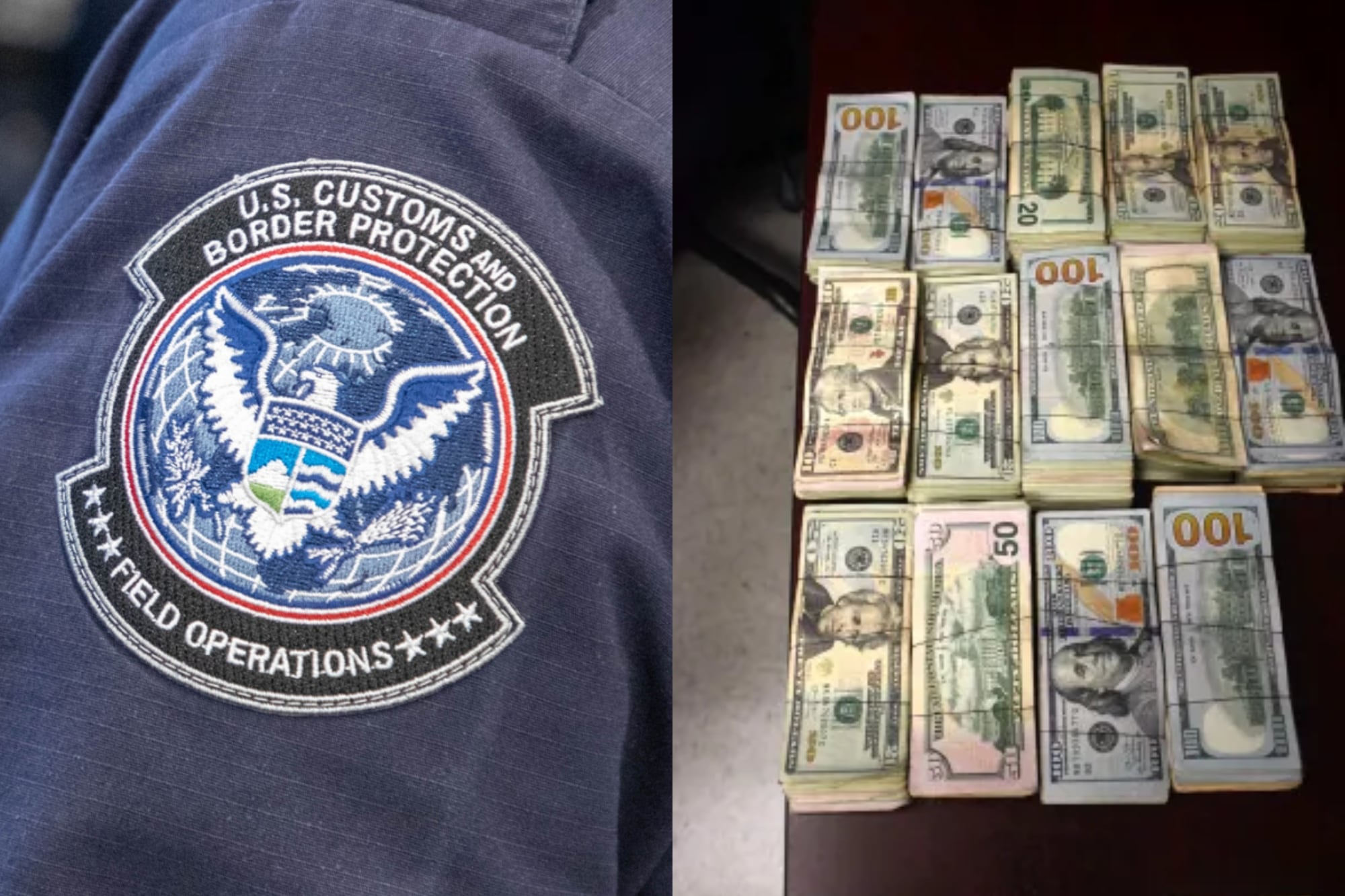 Intentaron salir de Texas con más de US$70.000 sin declarar, pero CBP los detectó de inmediato