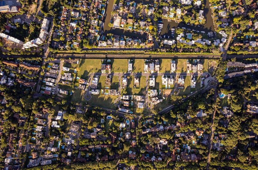 El barrio Los Cardos, en San Isidro, donde Novelli quería comprar un lote