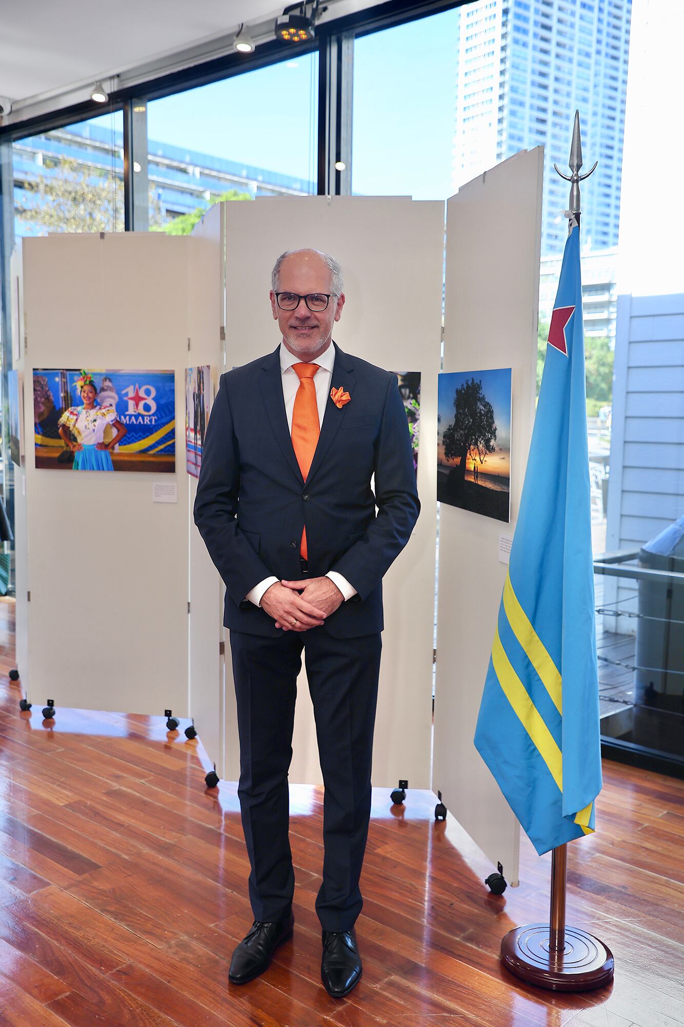 Durante el festejo, también se celebró el aniversario de Aruba