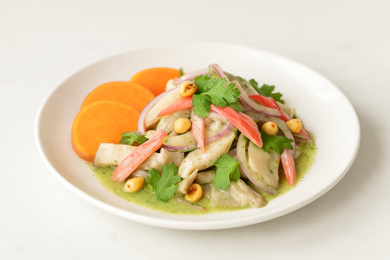 Ceviche, una de las especialidades peruanas que ofrece el restaurante