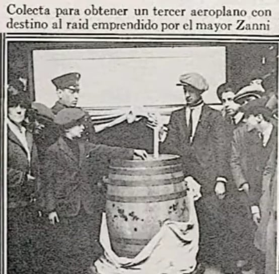 El viaje se financió con aportes privados