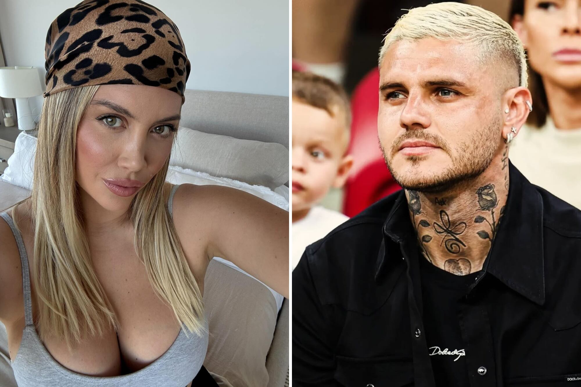 Wanda Nara favorecida por la Justicia en un nuevo capítulo de su guerra con Mauro Icardi (Foto: Instagram @wanda_nara y @mauroicardi)