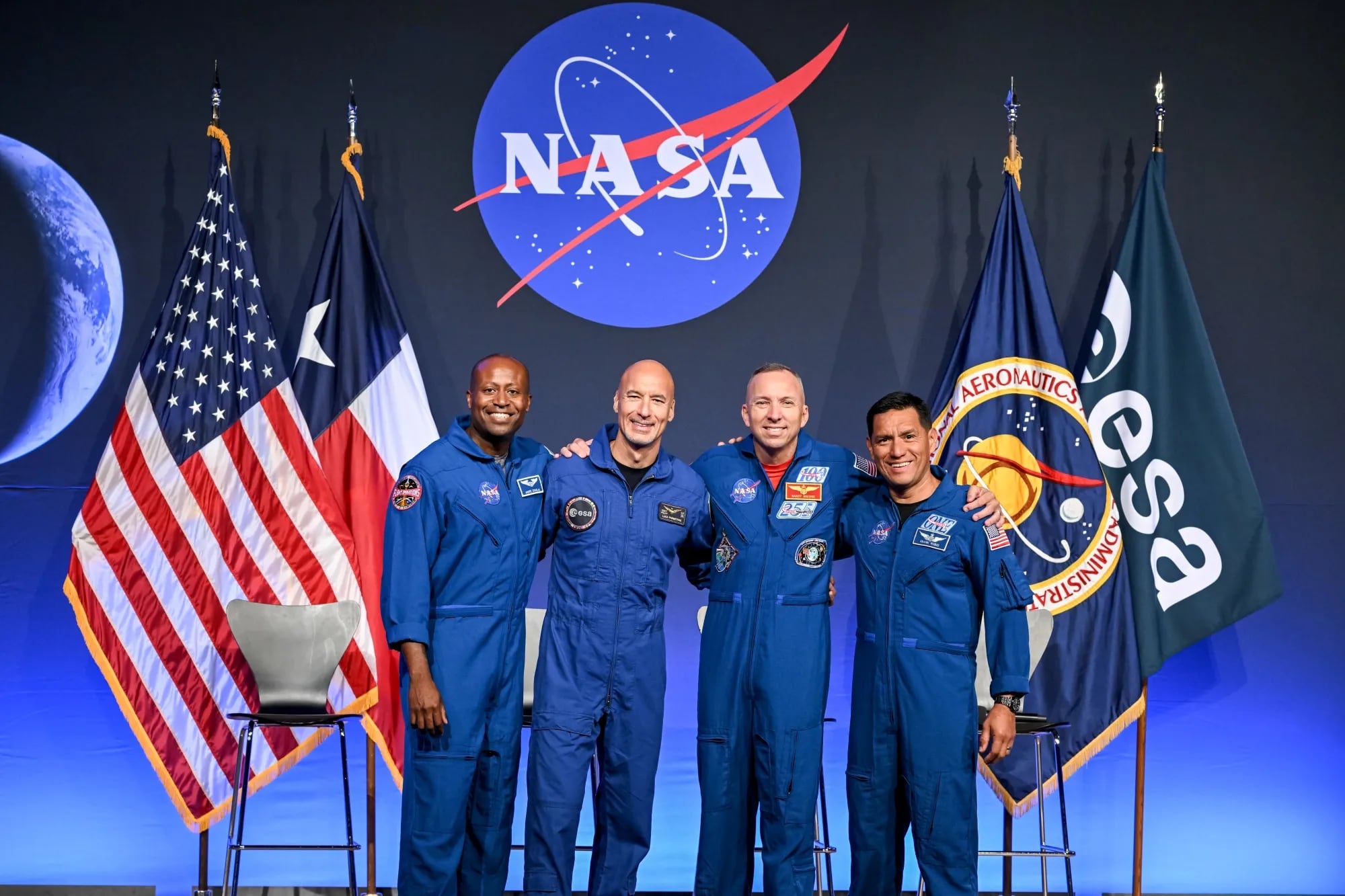 El equipo de Artemis III está integrado por Frank Rubio, Andre Douglas, Randy Bresnik y Luca Parmitano