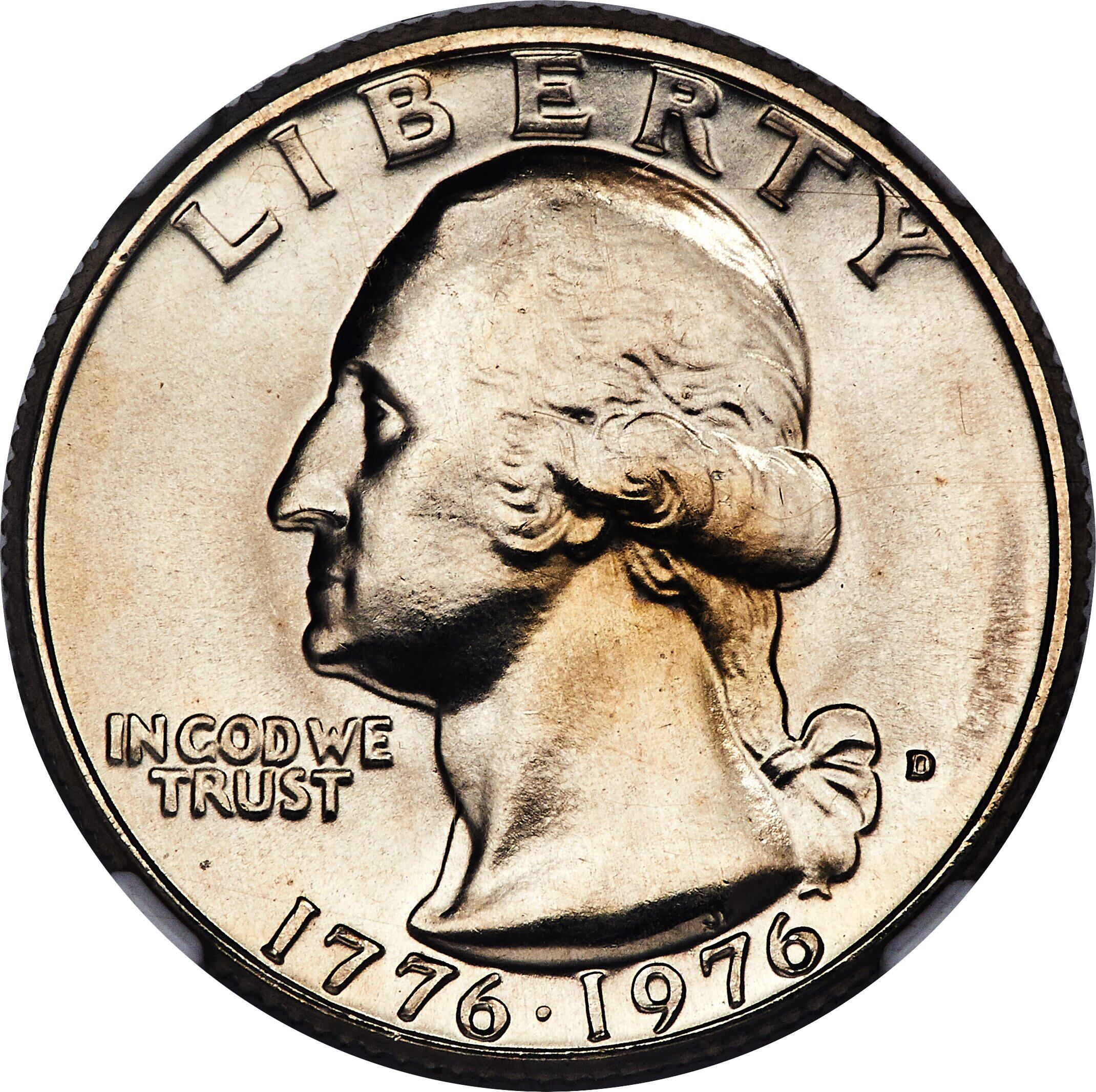 La fecha de 1776 - 1976 en el diseño la convierte en una moneda única