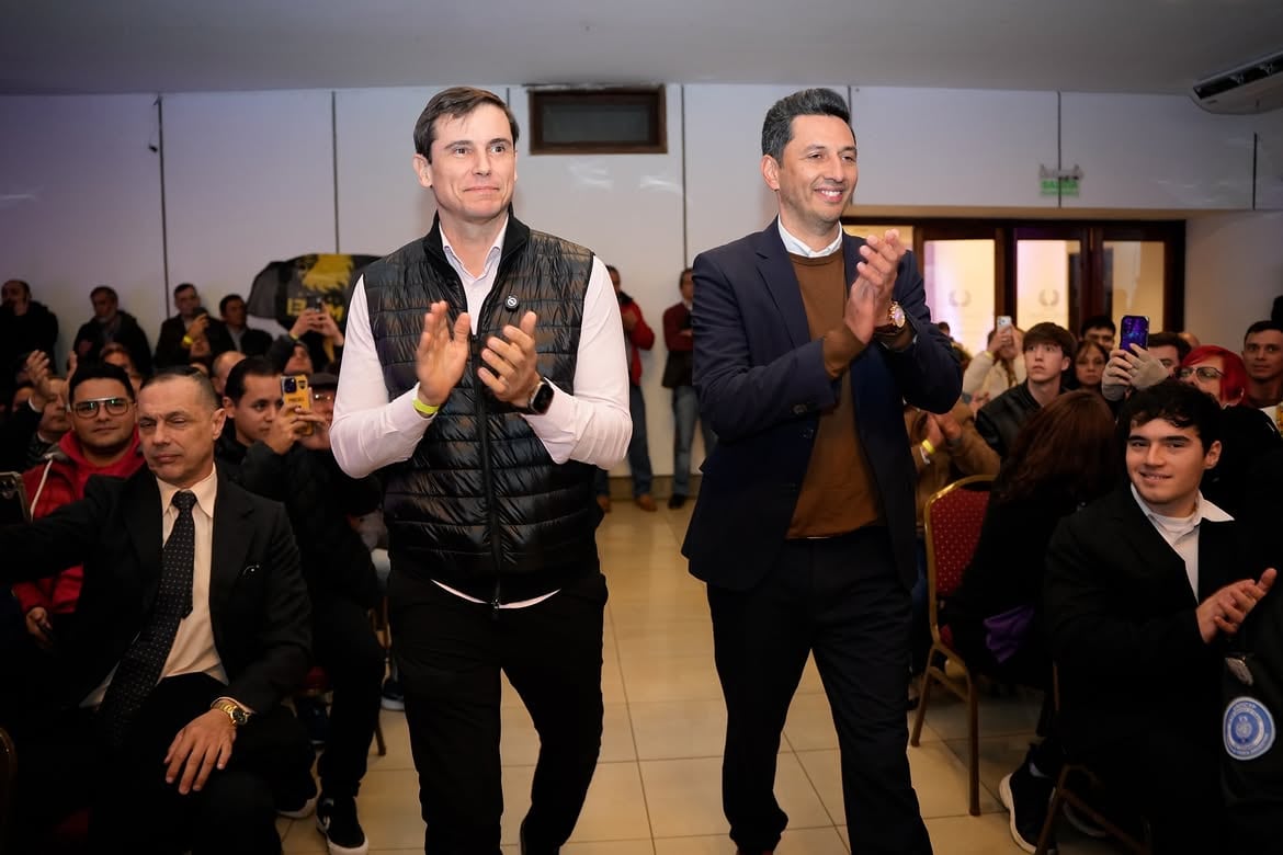 Diego Hartfield y Adrián Núñez, los referentes de LLA en Misiones