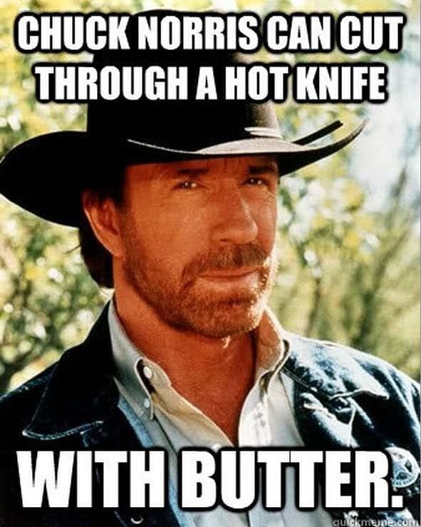 Uno de los memes más populares de Chuck Norris