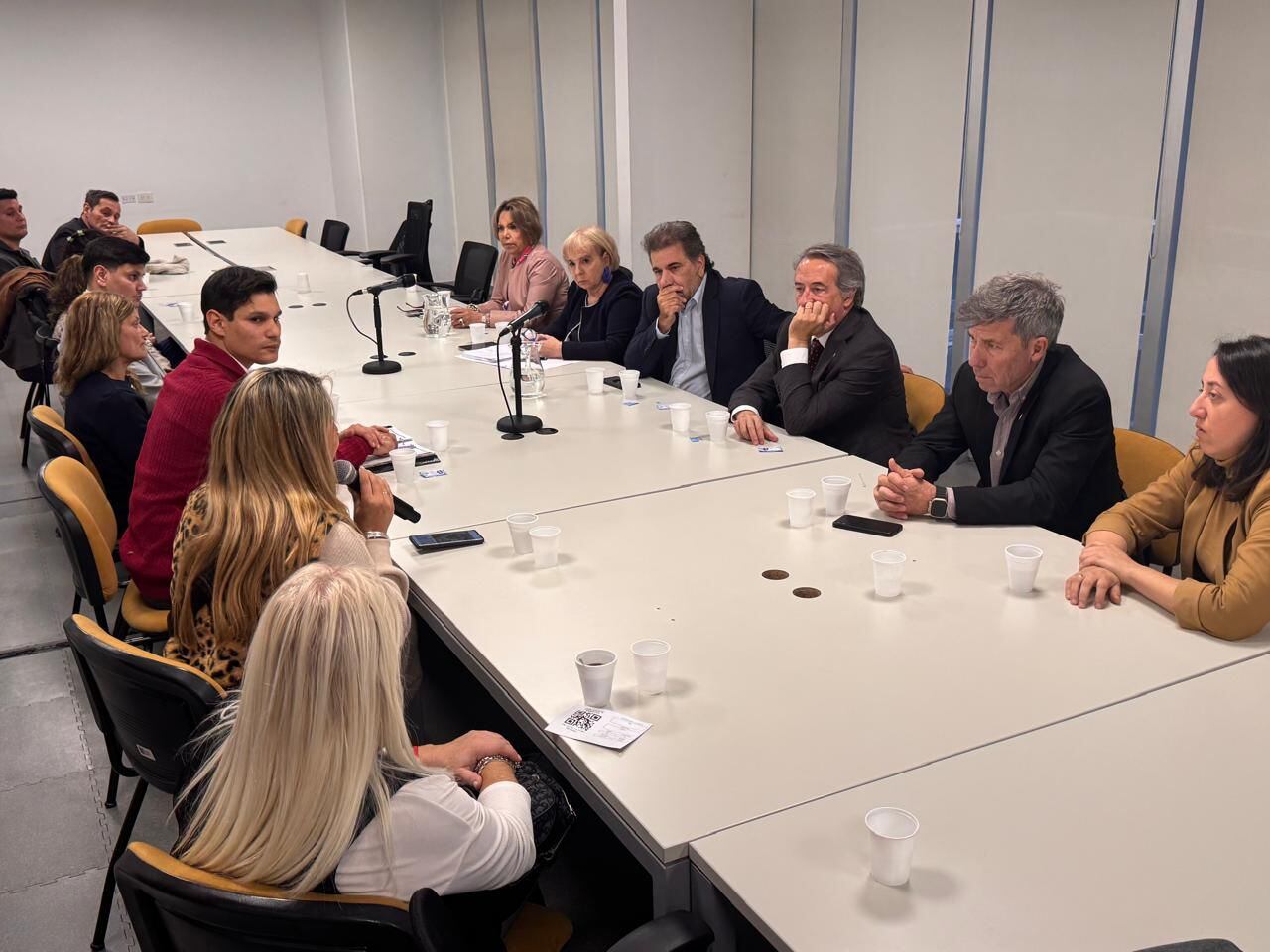 Reunión de familiares de víctimas del fentanilo con legisladores de Pro, la UCR y LLA