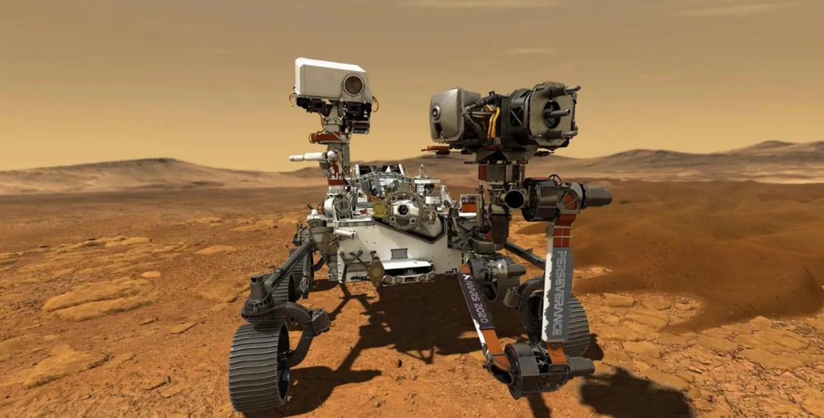 El robot Perseverance cumple un rol fundamental en el estudio del planeta (Foto: NASA)
