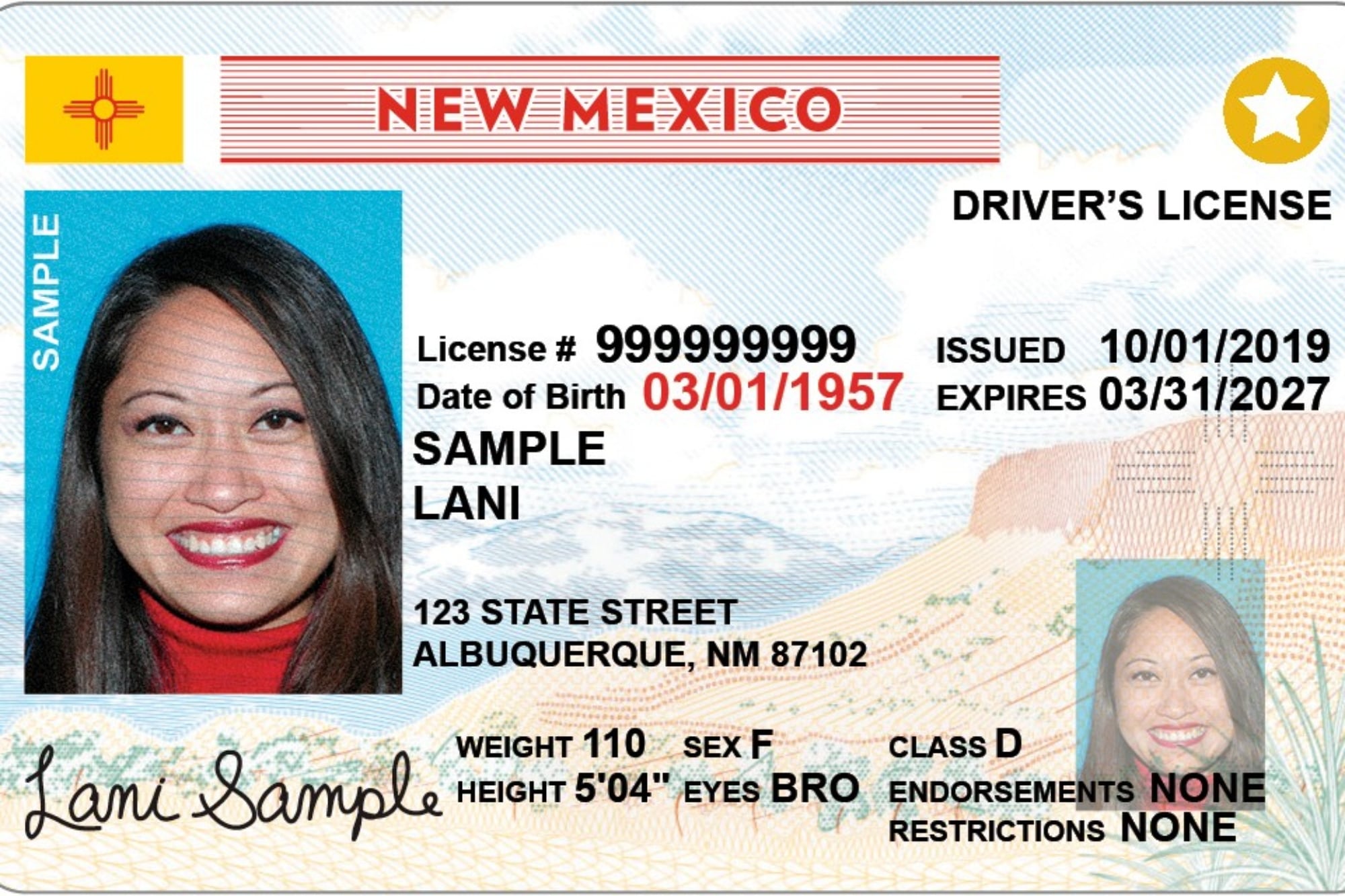 En Nuevo México, las licencias de conducir y las tarjetas de identificación que llevan la estrella dorada cumplen con la Real ID (Archivo)