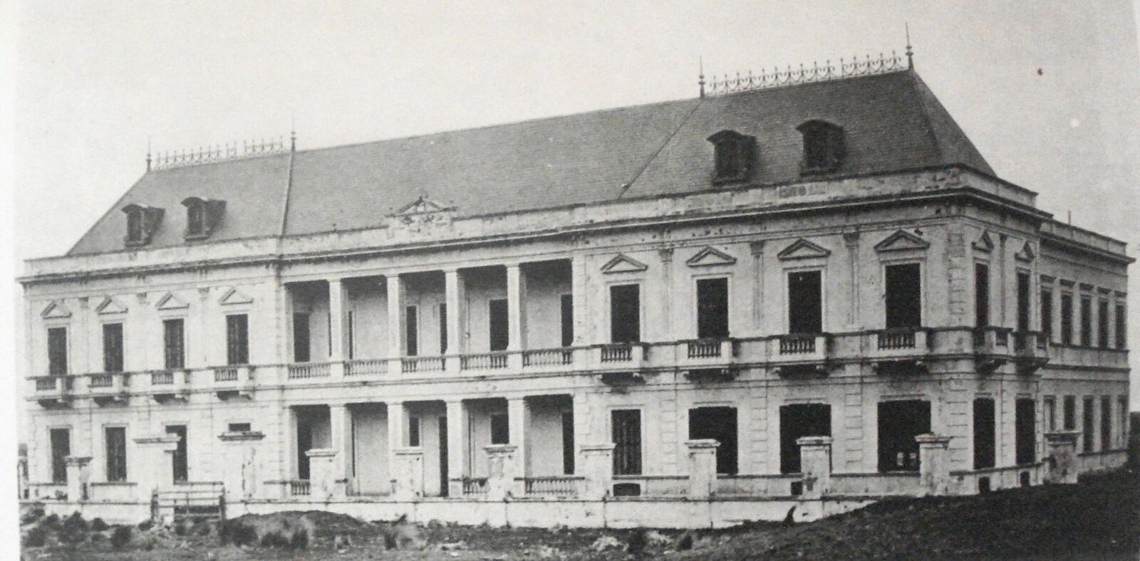 La imagen conocida más antigua del hotel