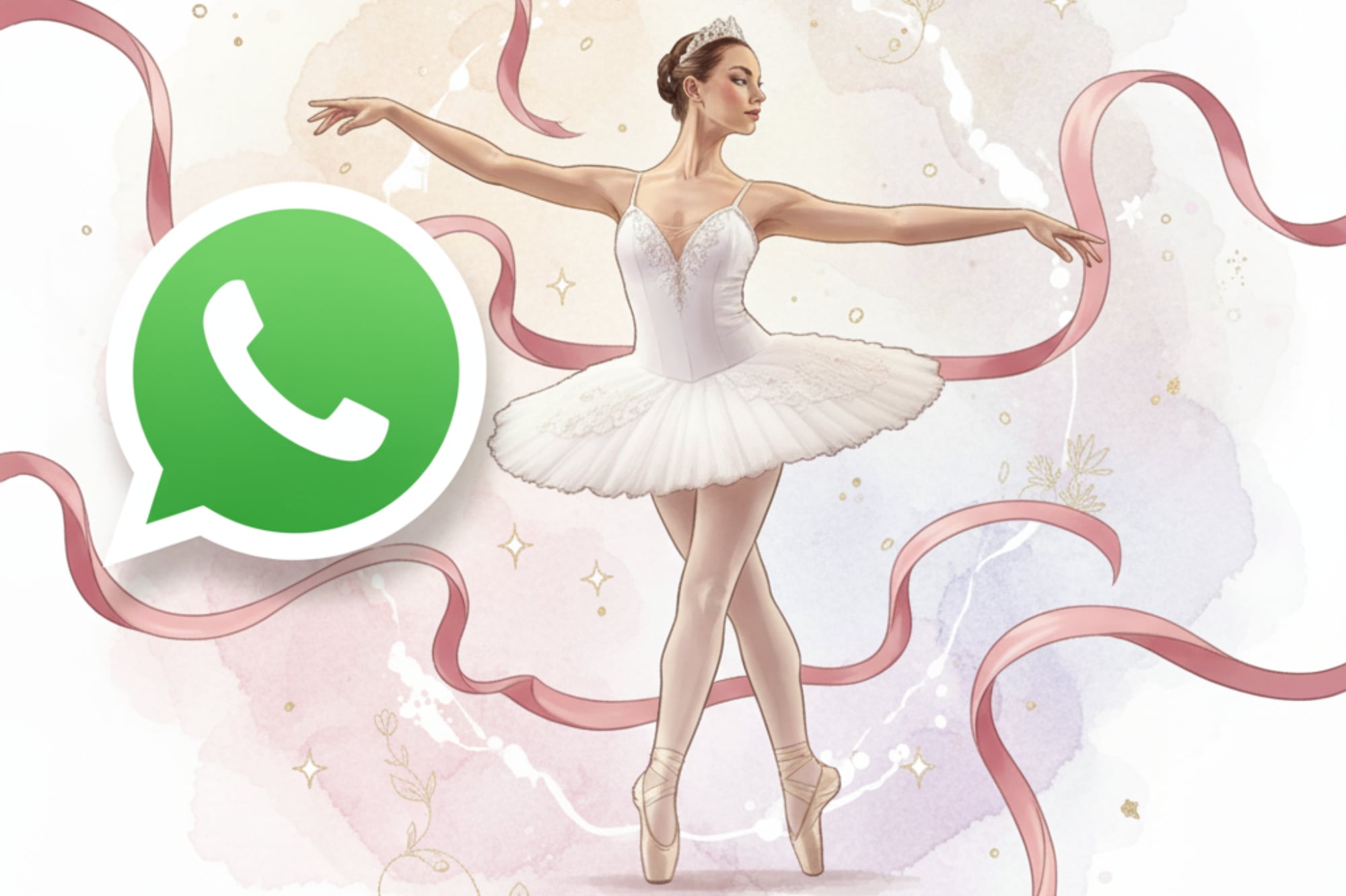 Cómo activar el “modo bailarina clásica” de WhatsApp