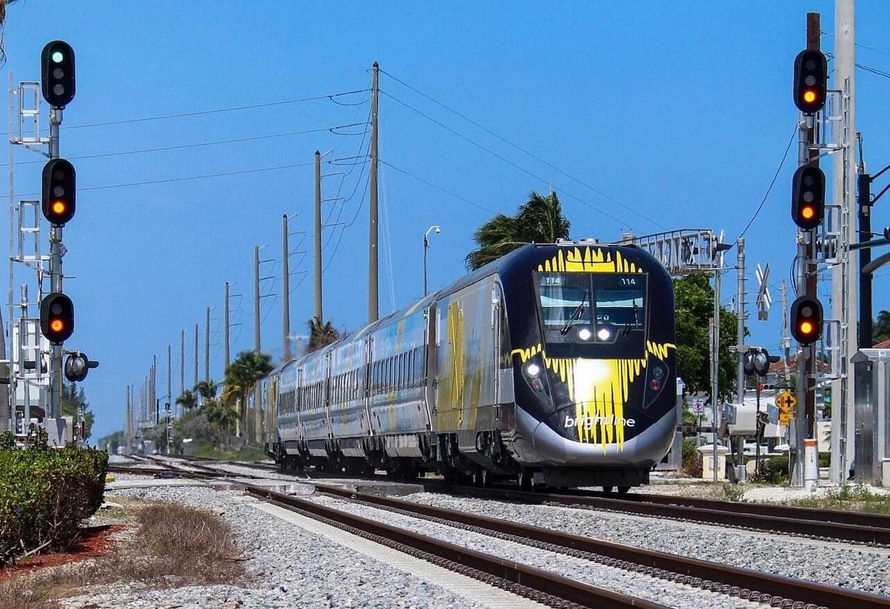 Así se ve el tren Brightline, de Florida