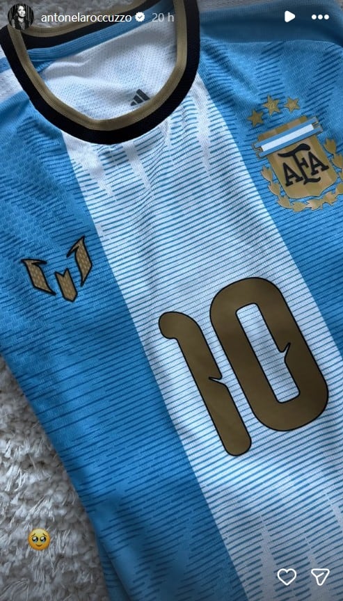 El emoji de emoción de Roccuzzo