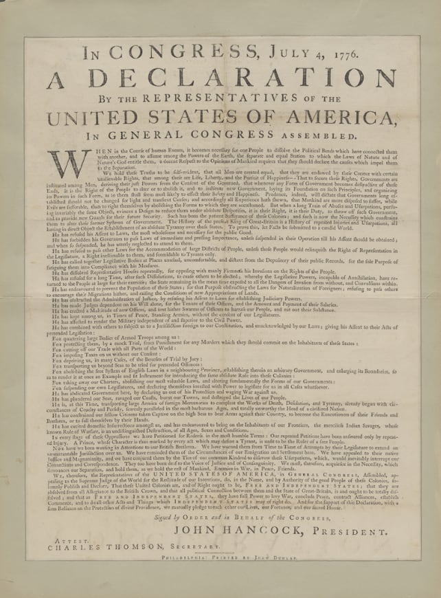 Antes de convertirse en una reliquia nacional, la Declaración de Independencia fue una hoja impresa destinada a circular, ser leída en voz alta y poner en movimiento una noticia histórica