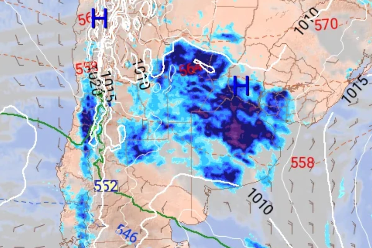 A qué hora llegan las tormentas fuertes a Buenos Aires hoy, según el SMN
