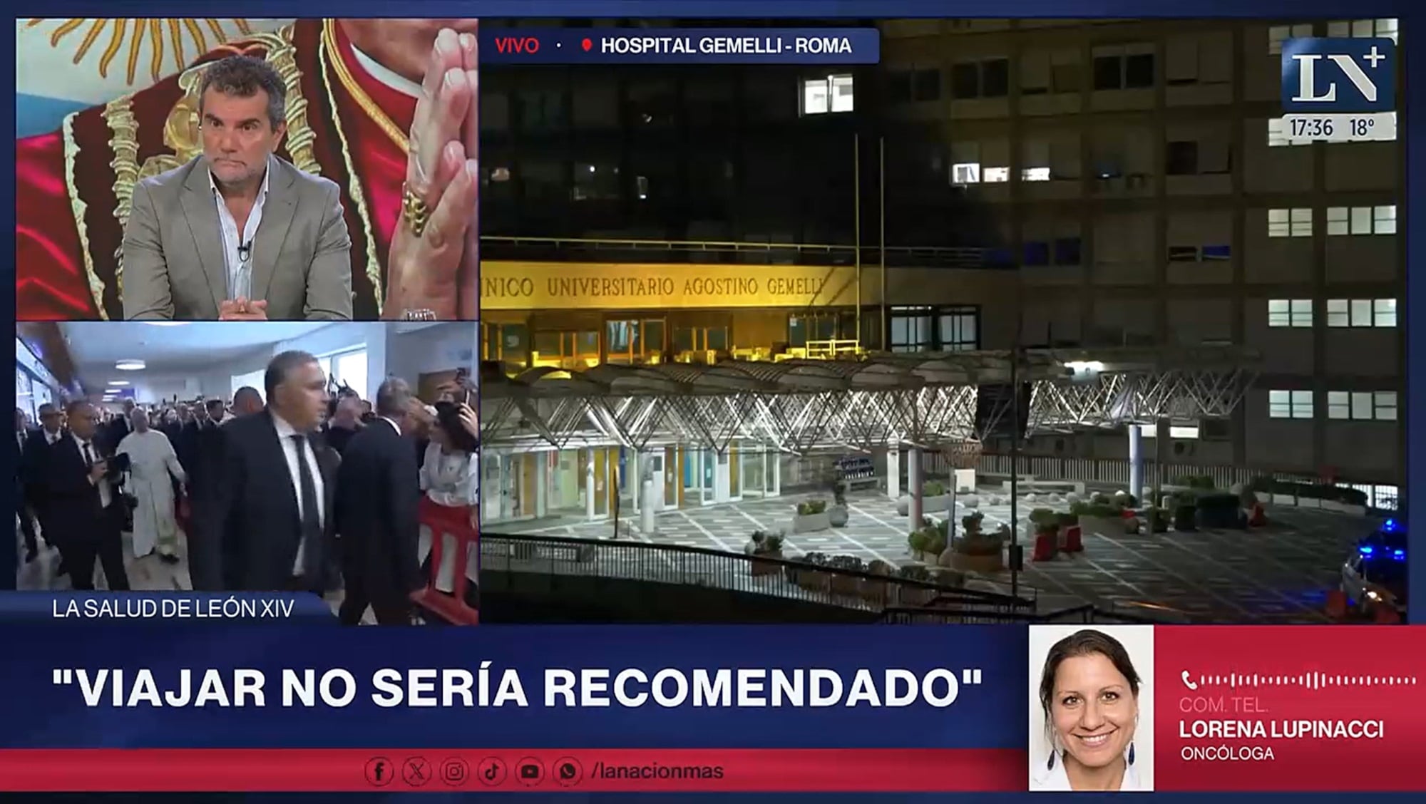 Lorena Lupinacci afirma que no recomendaría seguir adelante con el viaje programado por América Latina