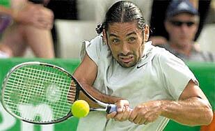 El Chino Ríos y uno de sus momentos de fastidio.