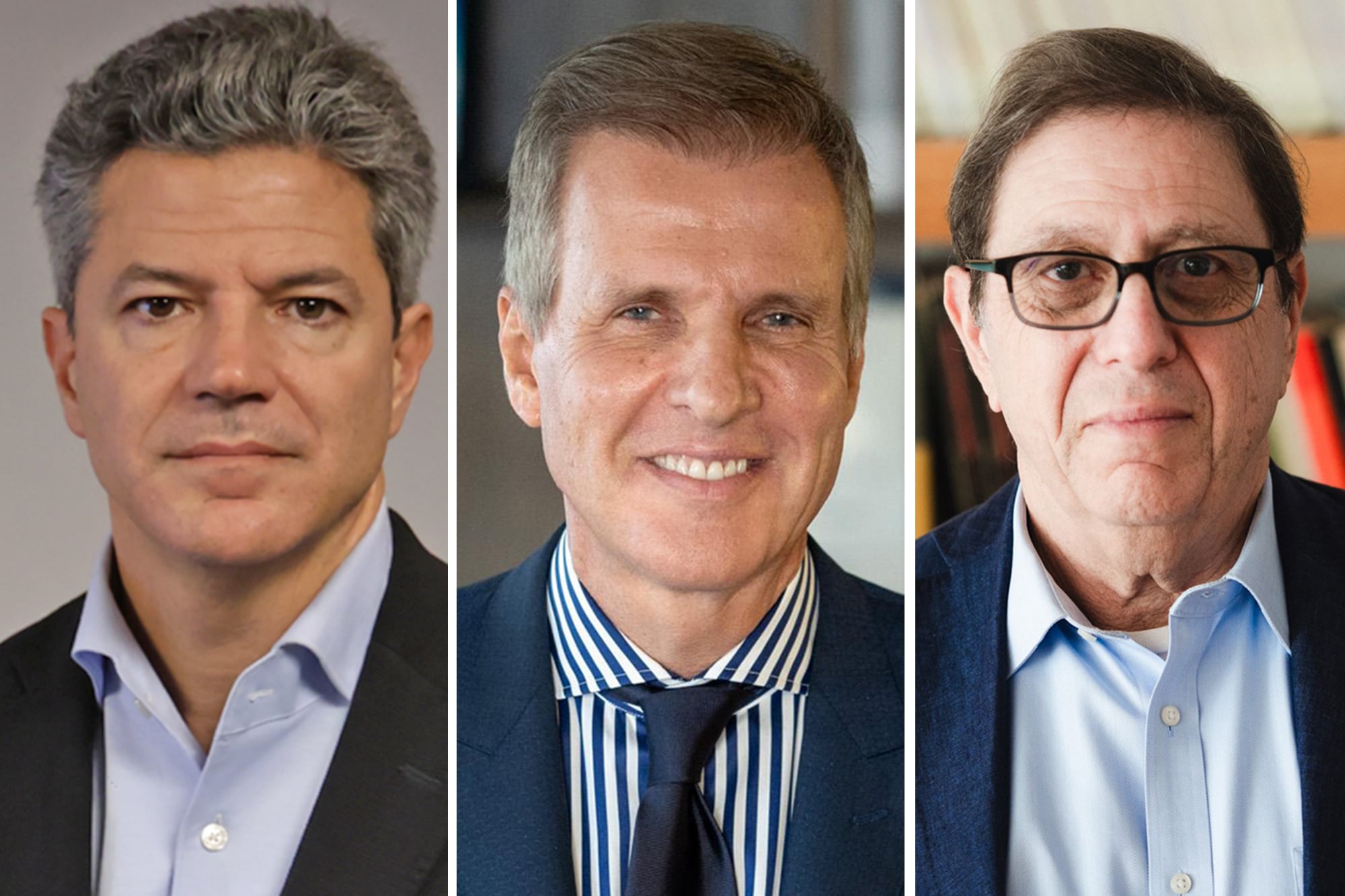 Miguel Kiguel, Martín Redrado y Luciano Laspina