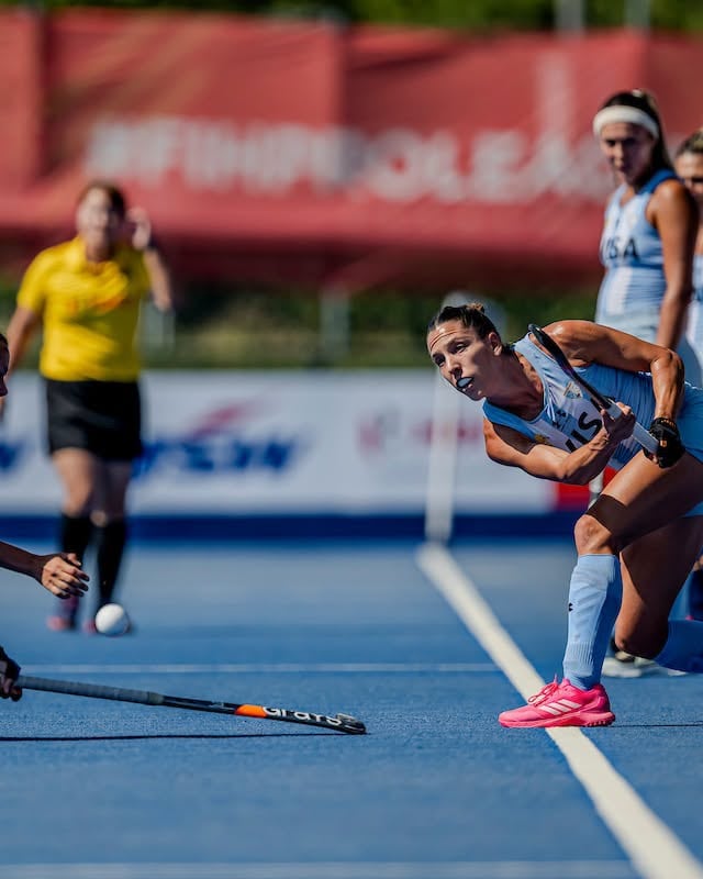 Sofía Toccalino es una de las jugadoras de más experiencia en el plante de las Leonas mundialistas
