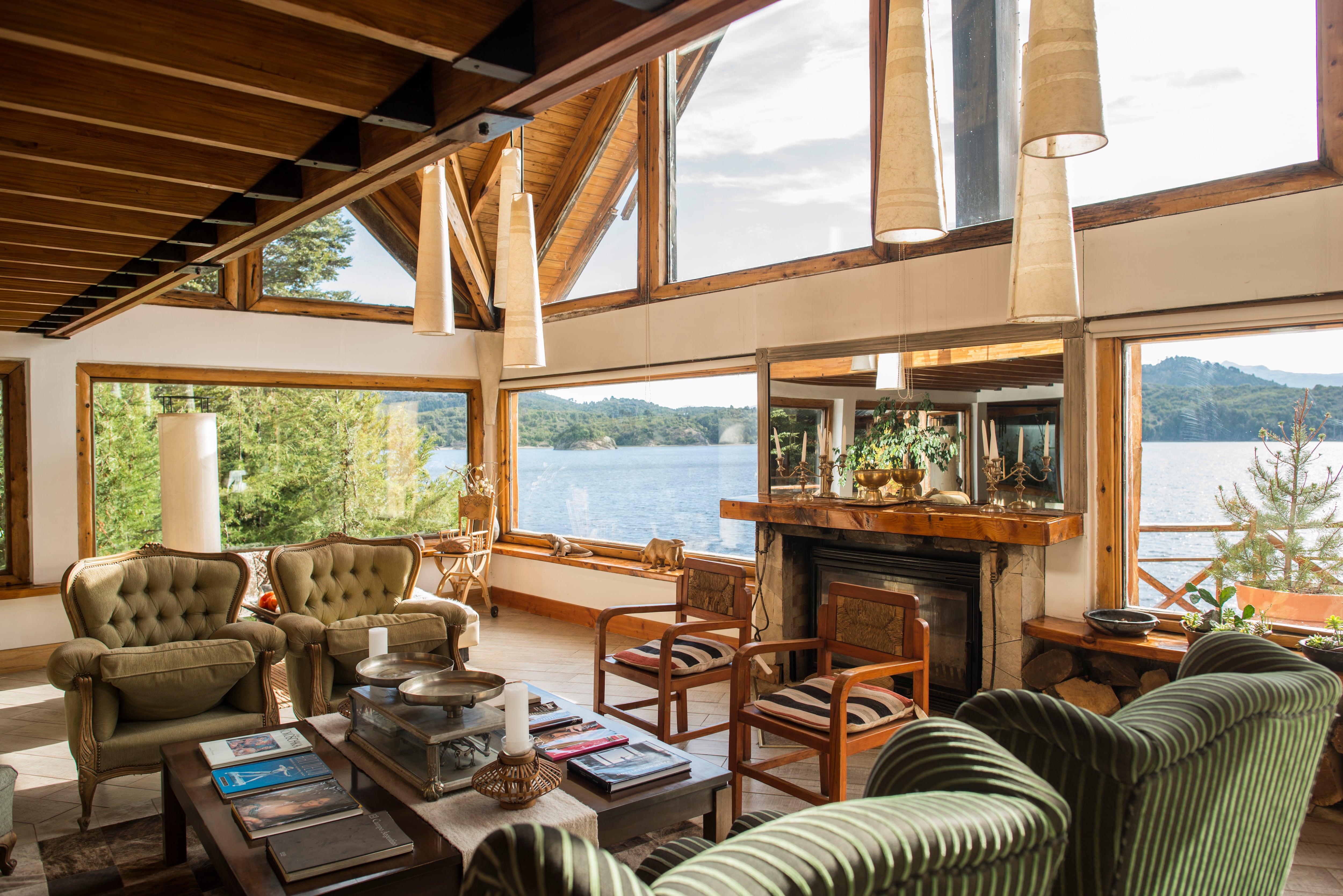 La posada tiene vistas que transmiten calma