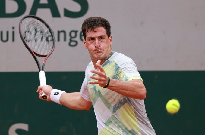 Gómez, en Roland Garros:
