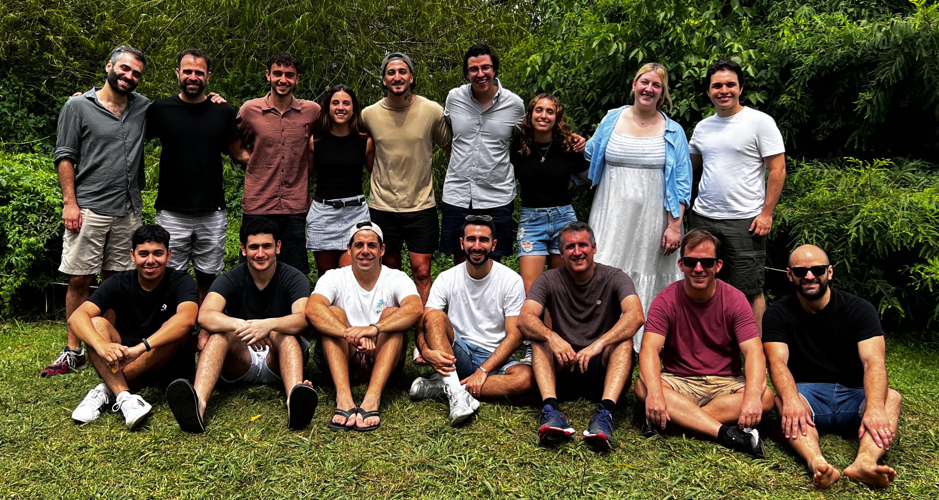 Parte del equipo de la startup