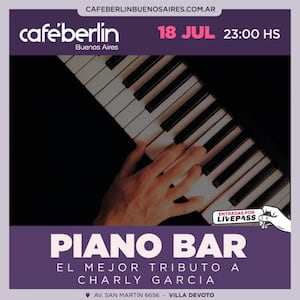 Piano Bar - El mejor tributo a Charly García