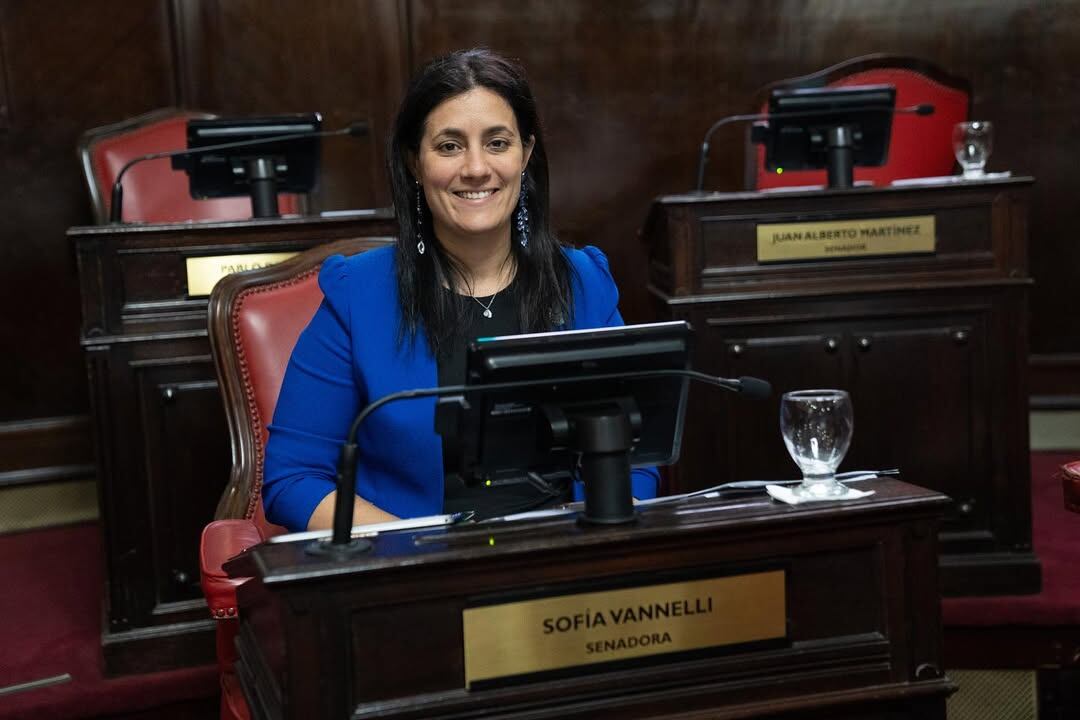La senadora massista Sofía Vannelli