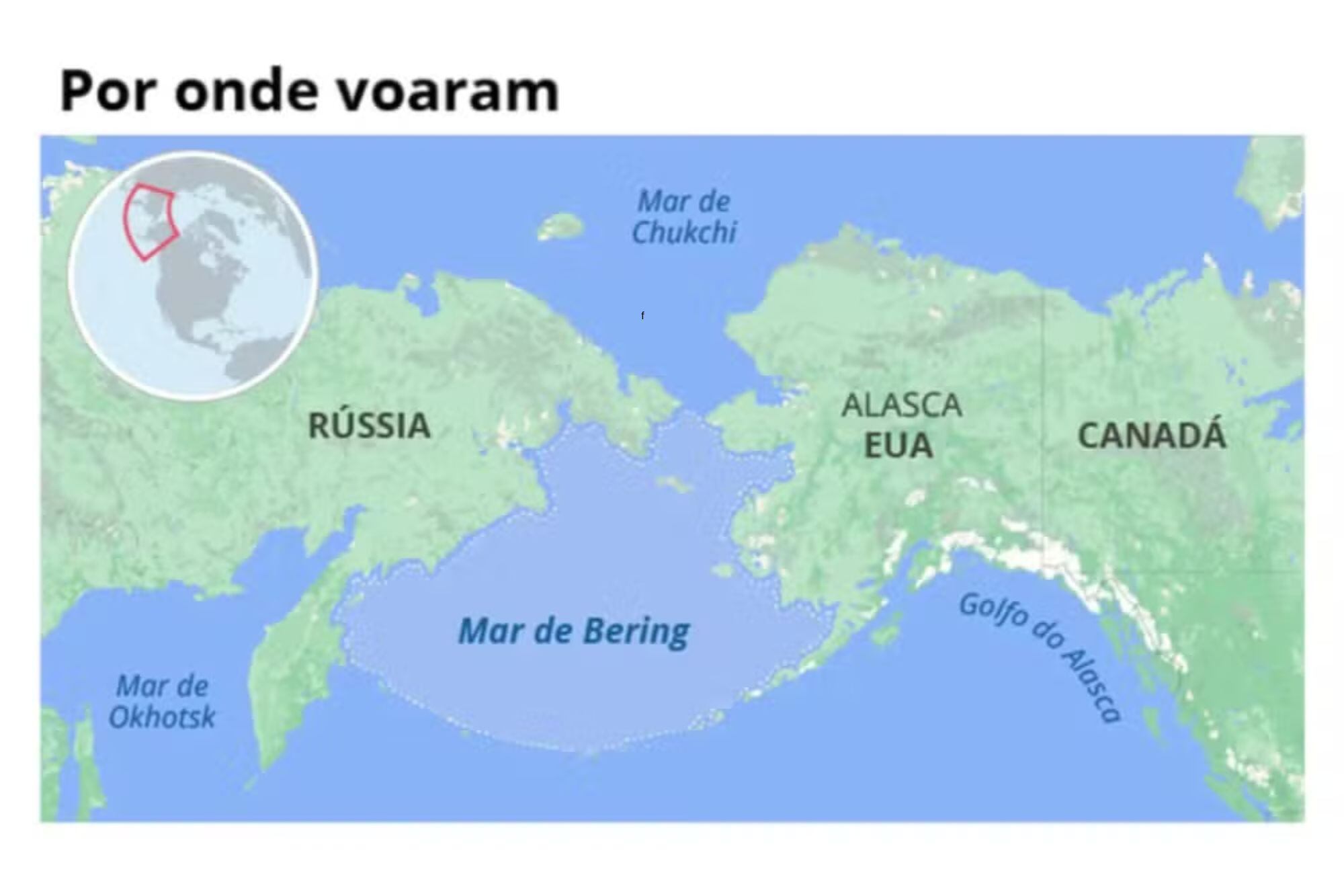 El mapa muestra la ruta tomada por los aviones rusos (Foto: Arte O Globo)