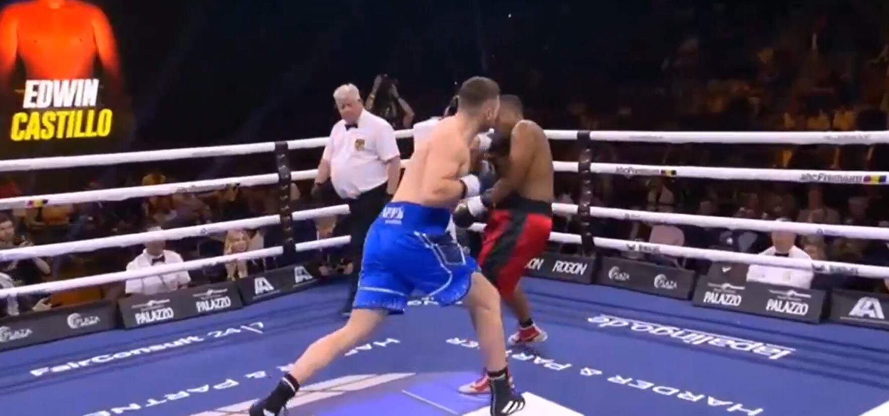 Viktor Jurk noqueó a Edwin Castillo a los cinco segundos