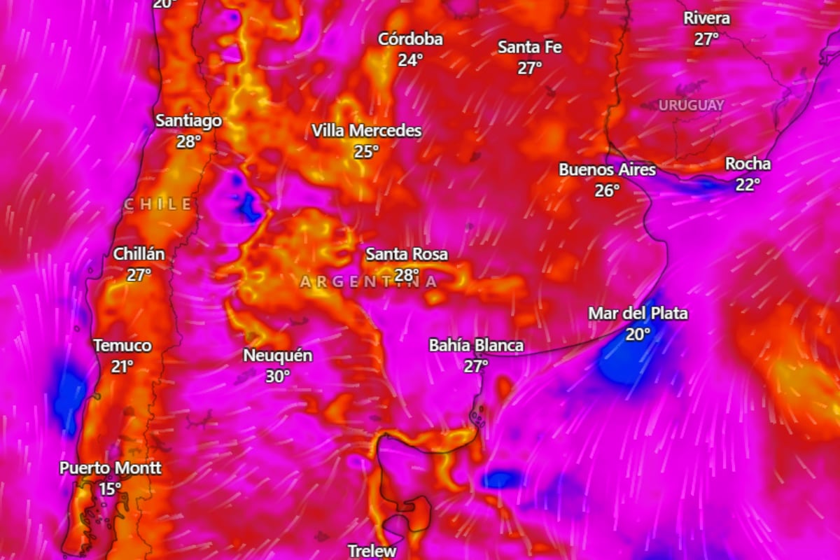 Soleado, con nubes y una máxima debajo de los 30° C: así estará el clima este sábado, según el último informe del SMN