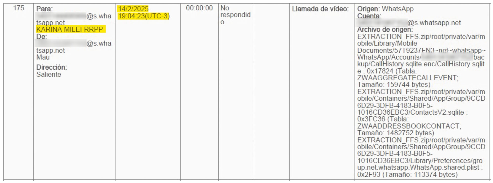 Novelli llama a la hermana del Presidente