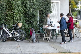 Vecinos de Villa Devoto montaron una huerta en las veredas del barrio